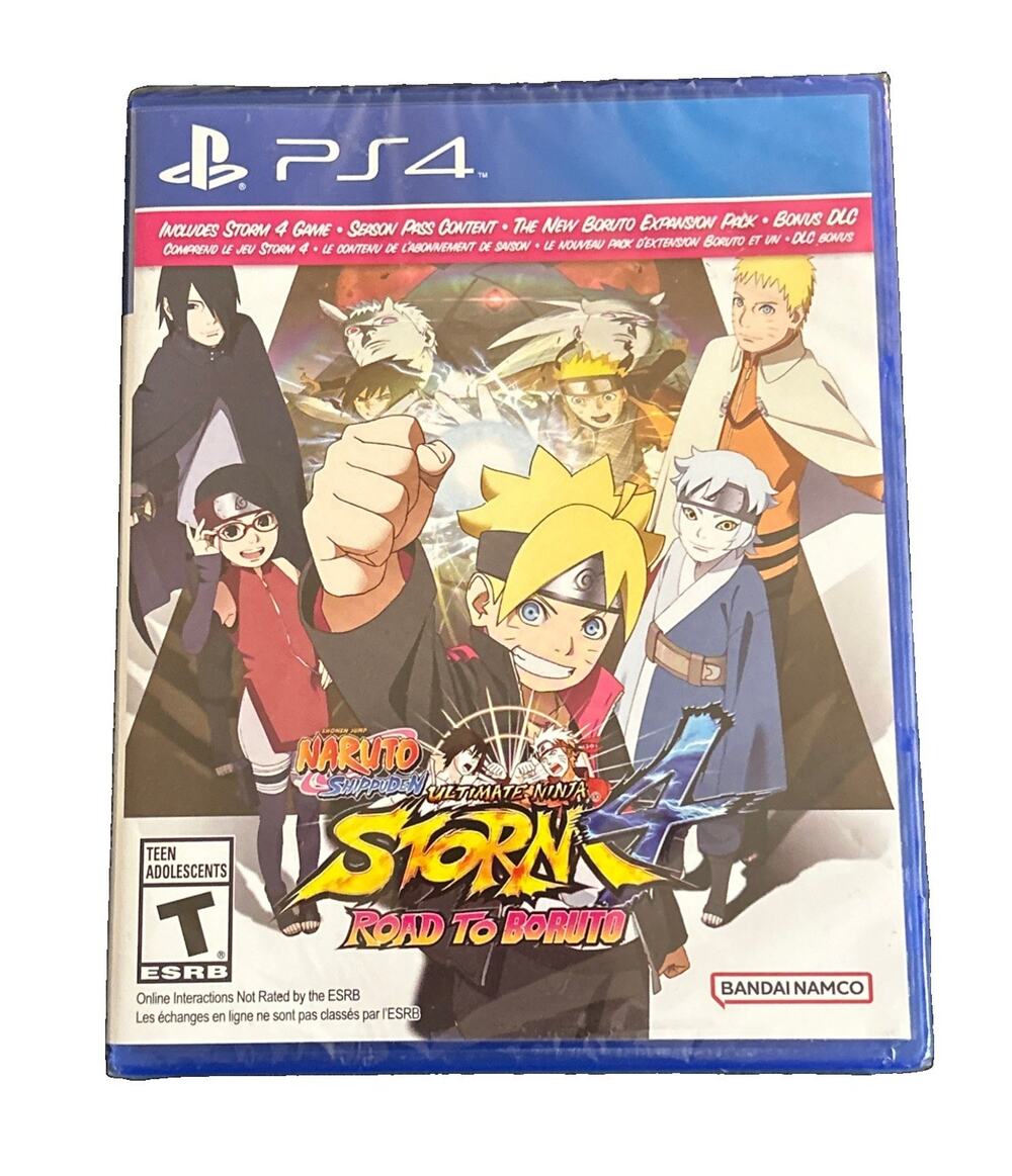 Naruto Shippuden Ultimate Ninja Storm 4 Road to Boruto PlayStation 4 New Sealed